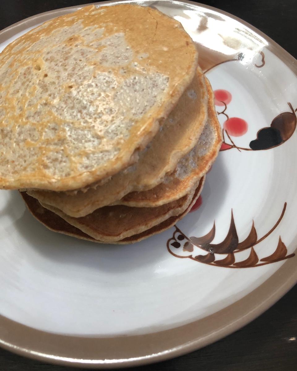 香蕉松饼(无油无糖全麦粉版)