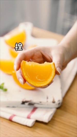 橙子果冻，简单易学零添加|劣狐狐烘焙的做法 步骤9