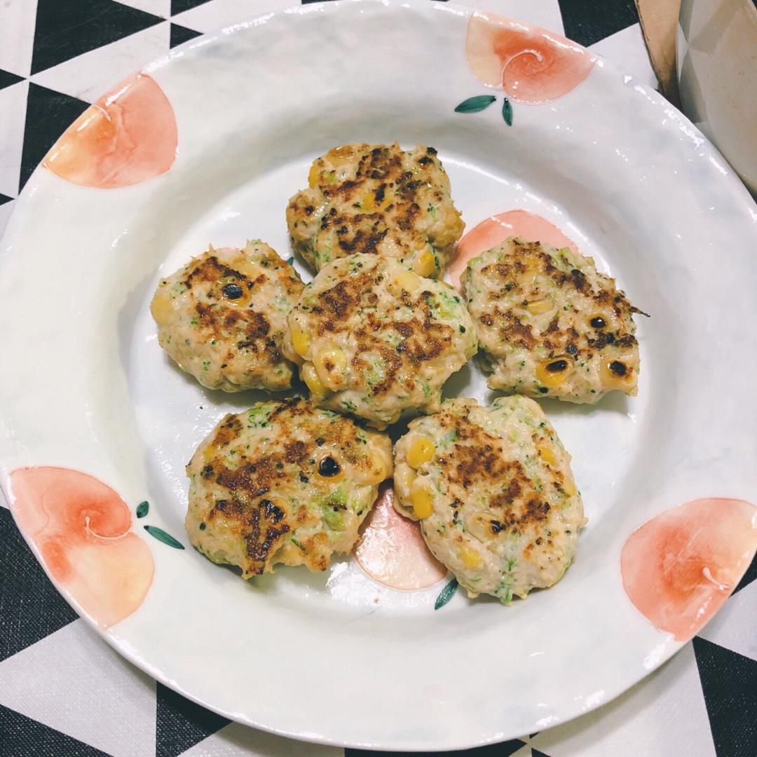 减肥餐低脂鸡胸肉饼