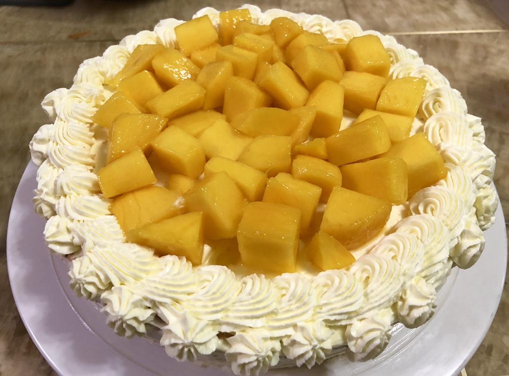 芒果奶油蛋糕