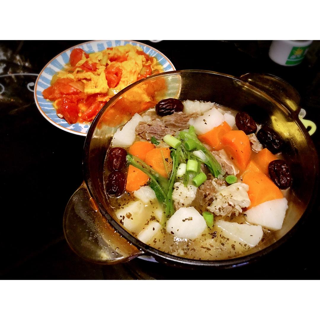 枸杞山药牛肉汤