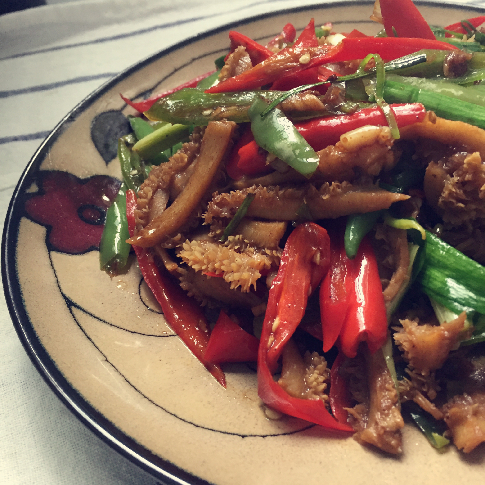 京妍1987做的青椒牛百叶