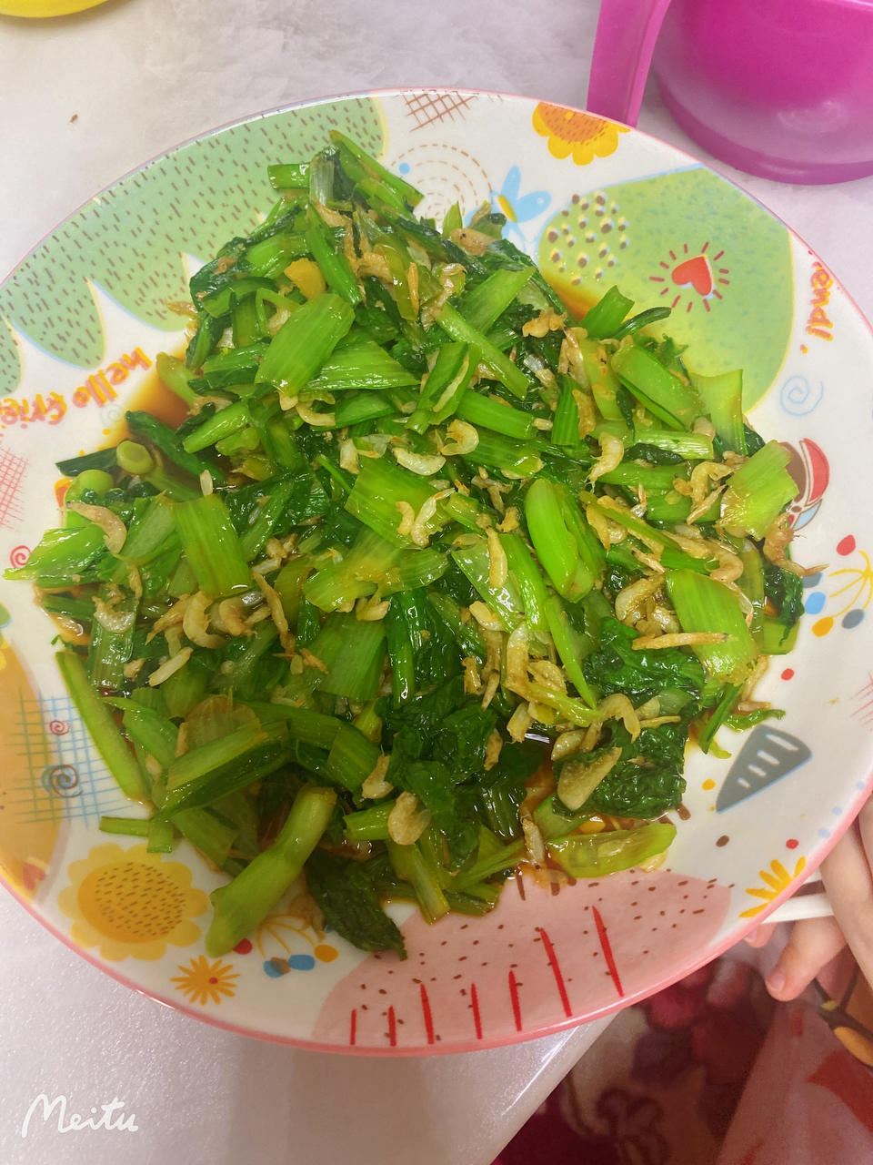 超级好吃的虾皮小白菜