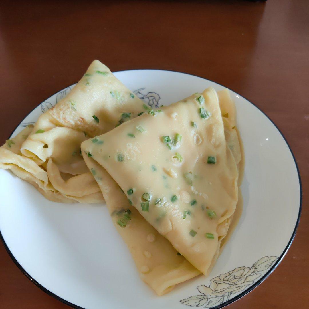 超柔软早餐饼-葱花鸡蛋饼🥣