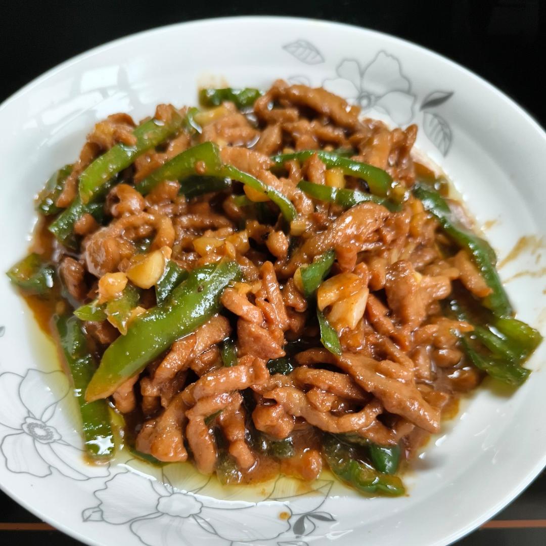 青椒肉丝（里脊肉版）