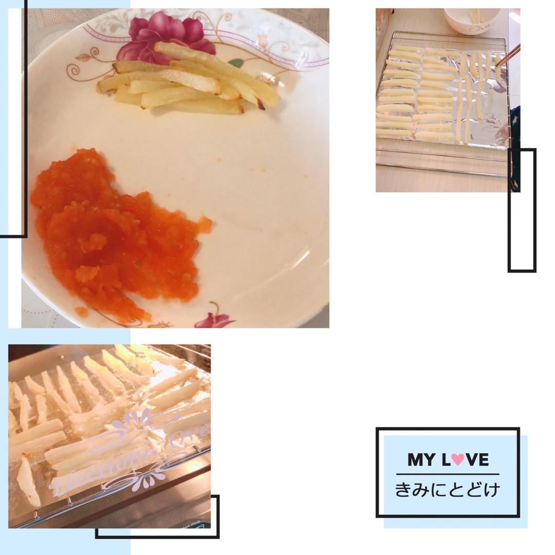 烤土豆条