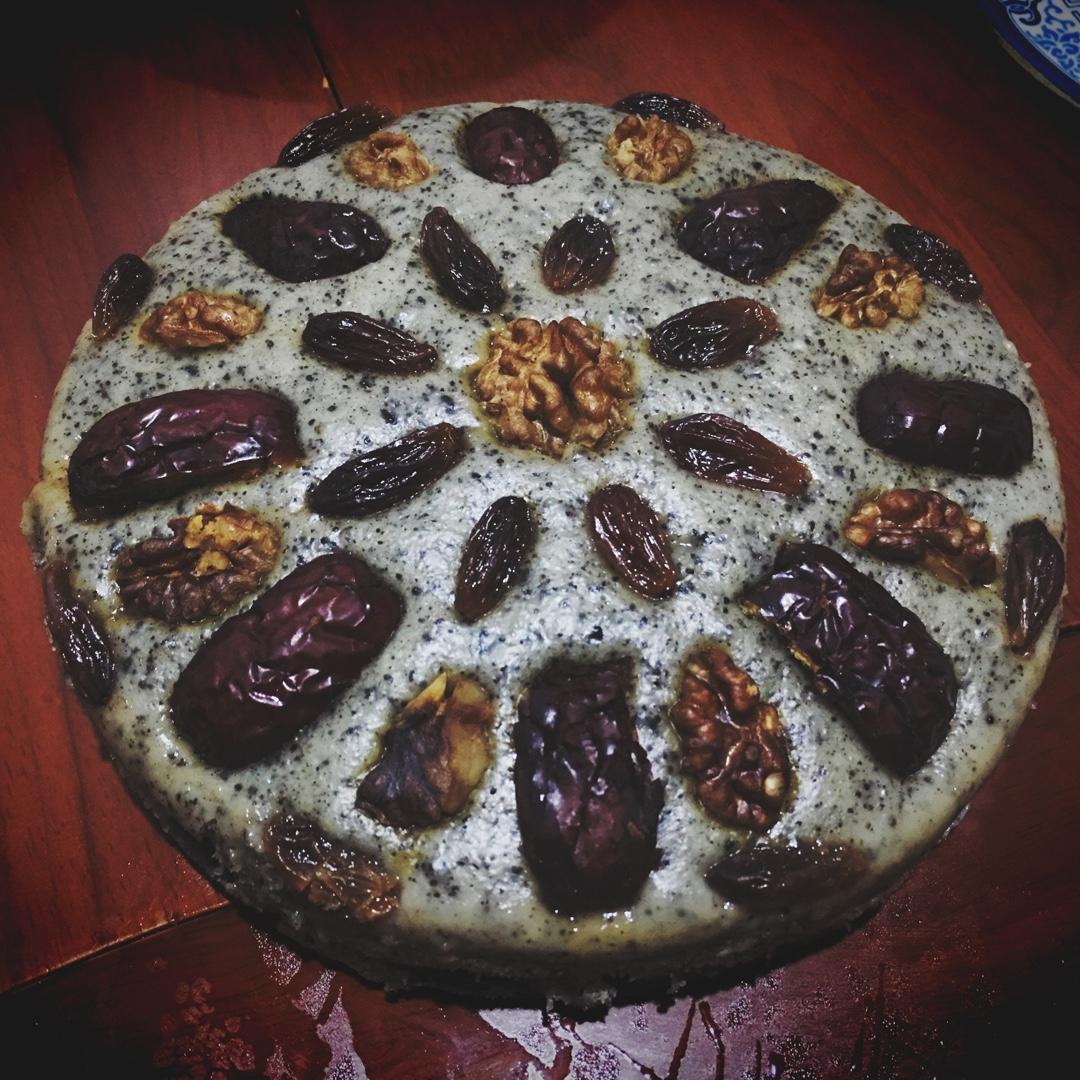 奶香黑芝麻发糕