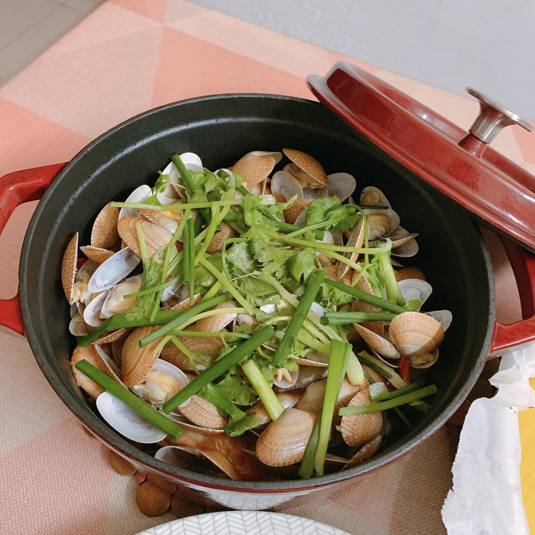 葱姜焗海鲜煲