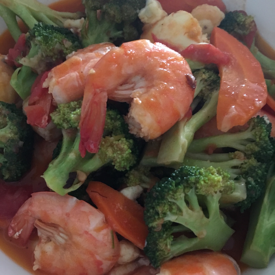 虾仁玉子豆腐煲