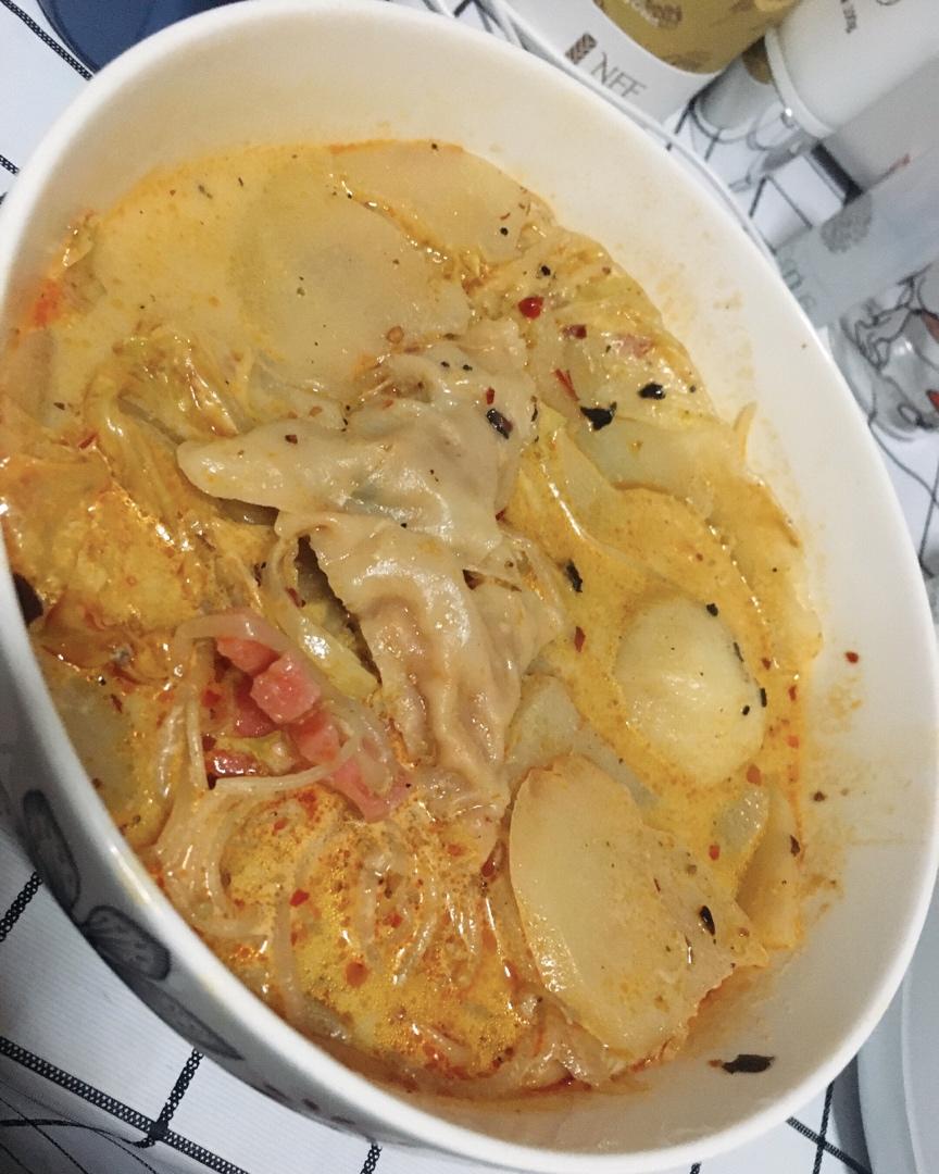 自制牛奶麻辣烫