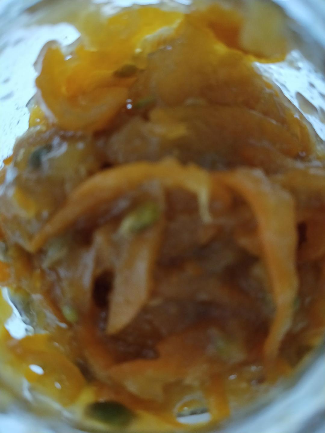 金桔酱润肺止咳化痰疗效好。金桔酱。