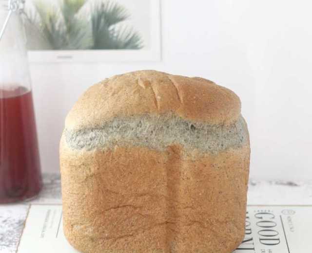 黑芝麻粉面包的做法