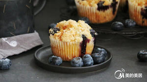 蓝莓玛芬蛋糕的做法 步骤10
