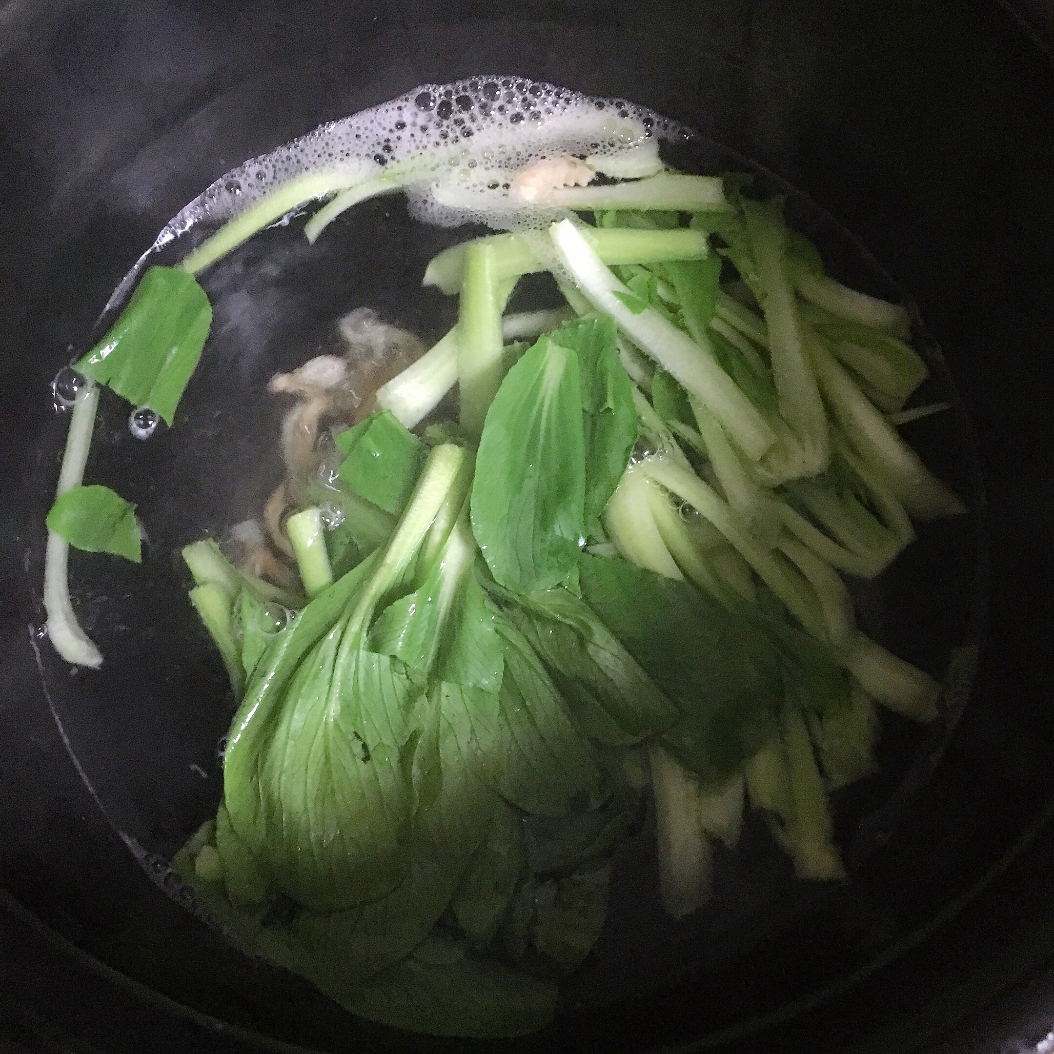 上海青虾仁汤的做法 步骤2