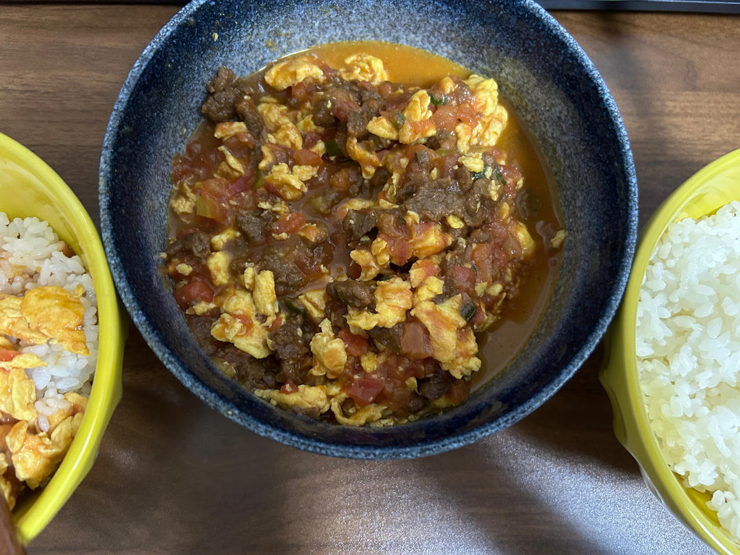 酸甜浓郁～超开胃🔥番茄滑蛋牛肉饭