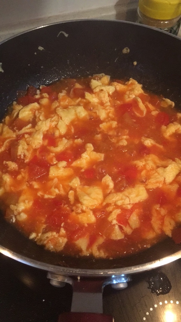 番茄鸡蛋盖浇饭
