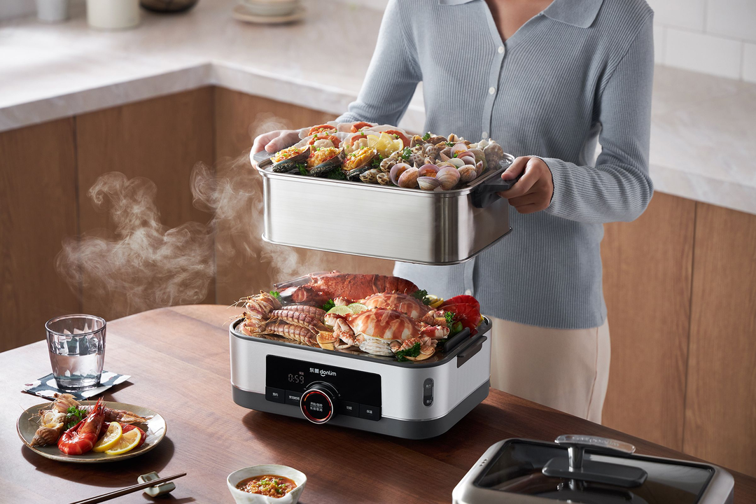 睡前放好食材，早餐自动飘香，我的智能蒸菜生活