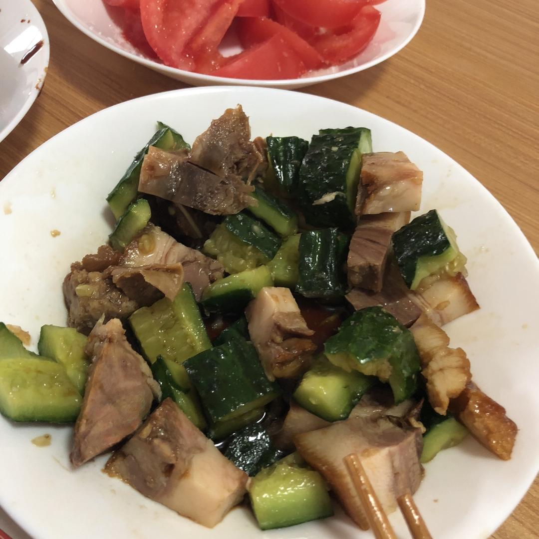 猪头肉拌黄瓜