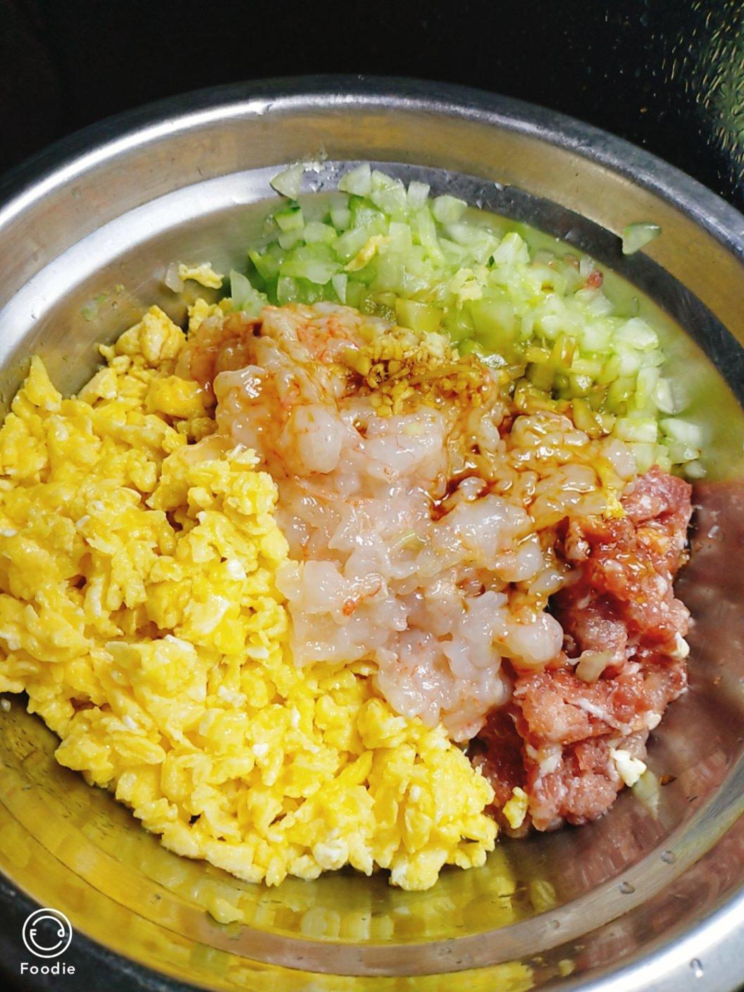 黄瓜虾仁饺子