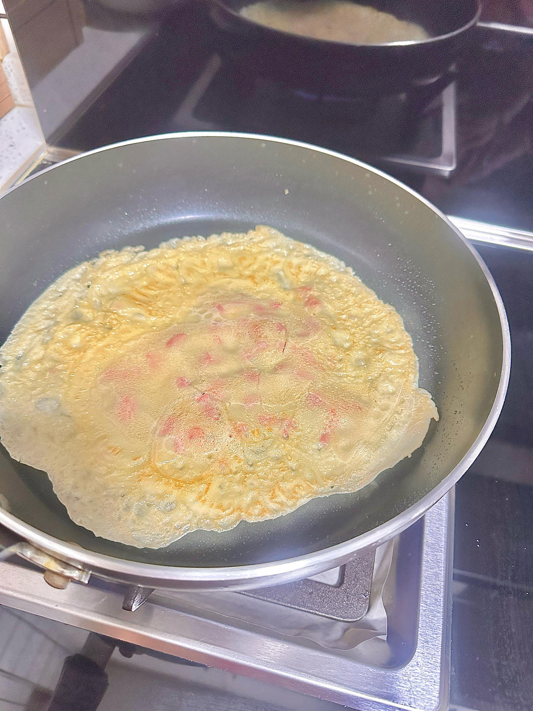 葱花火腿鸡蛋软饼