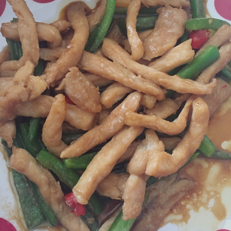 青椒炒肉丝