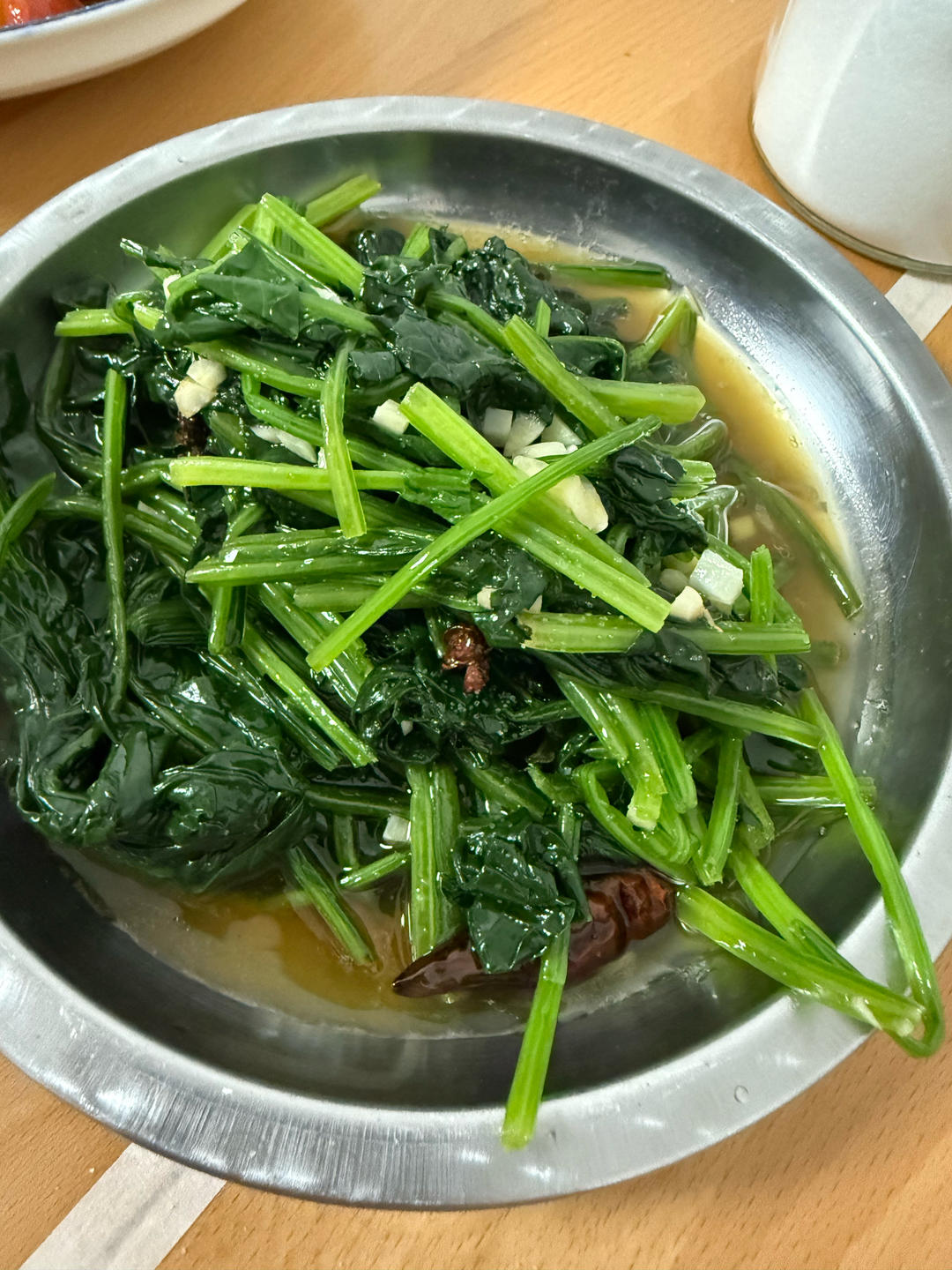 凉拌菠菜(家传秘方)