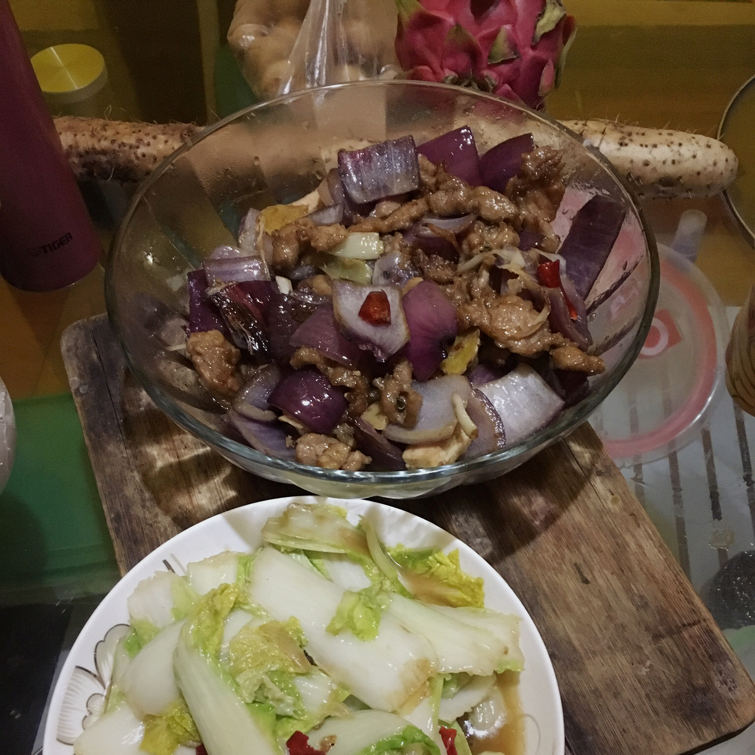 洋葱炒肉