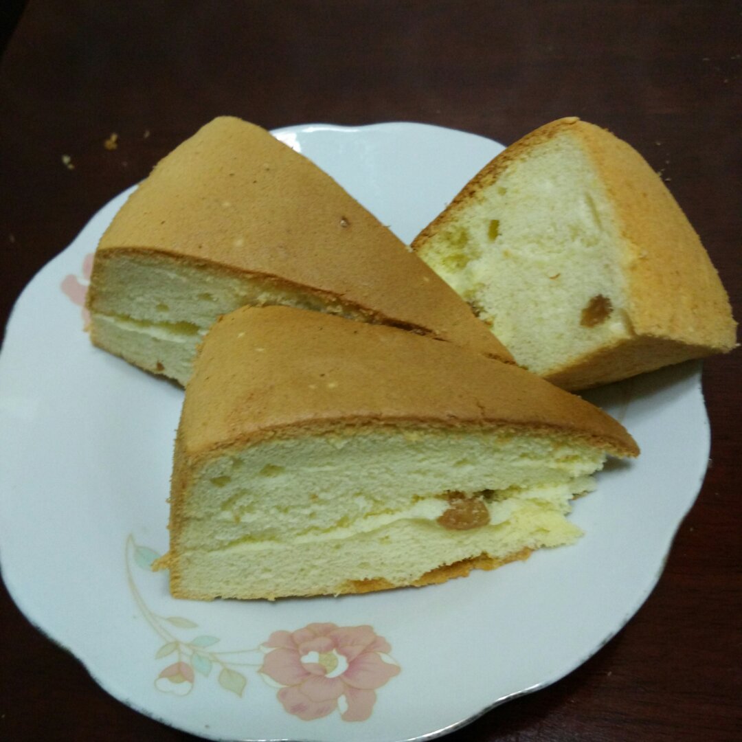 6寸戚风蛋糕（2蛋）