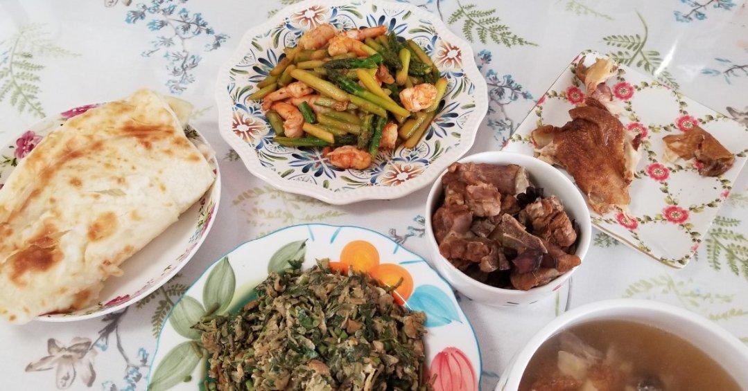 芦笋炒虾仁（清甜可口）