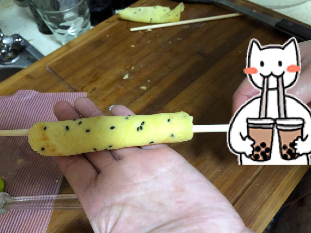 鸡蛋卷，平底锅就能做，酥到掉渣