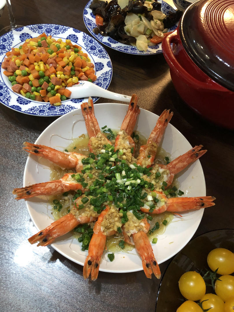 蒜蓉粉丝蒸虾