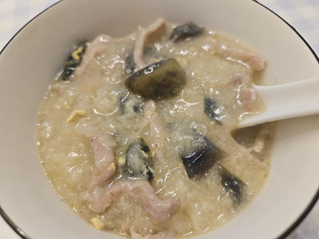 皮蛋瘦肉粥