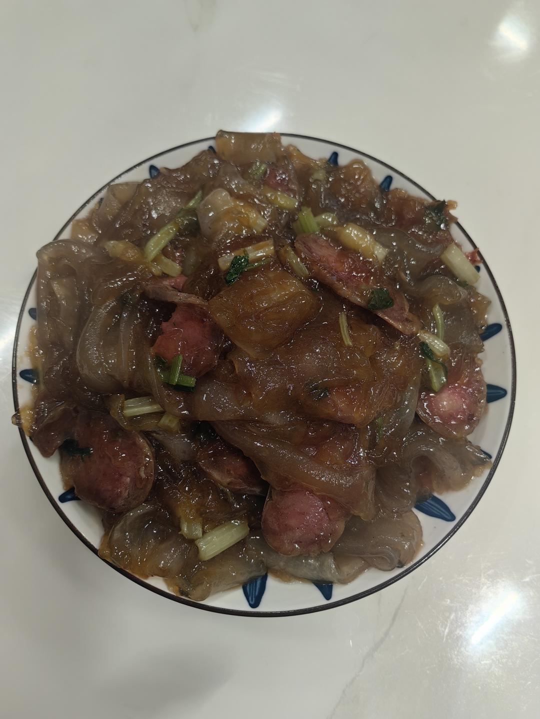 超简单的自制红薯粉皮