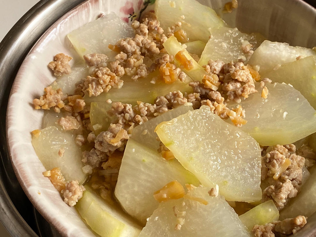 肉沫瑶柱蒸冬瓜