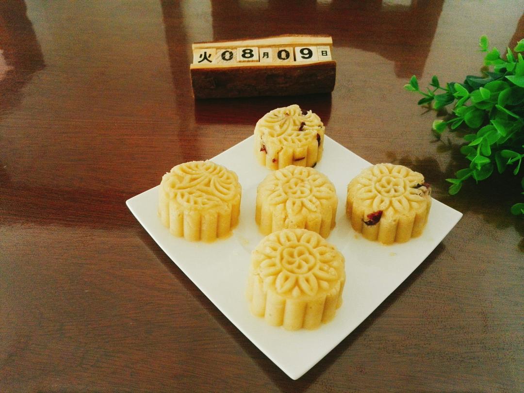 蔓越莓绿豆糕