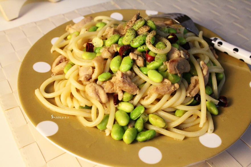 香蒜辣椒培根意面