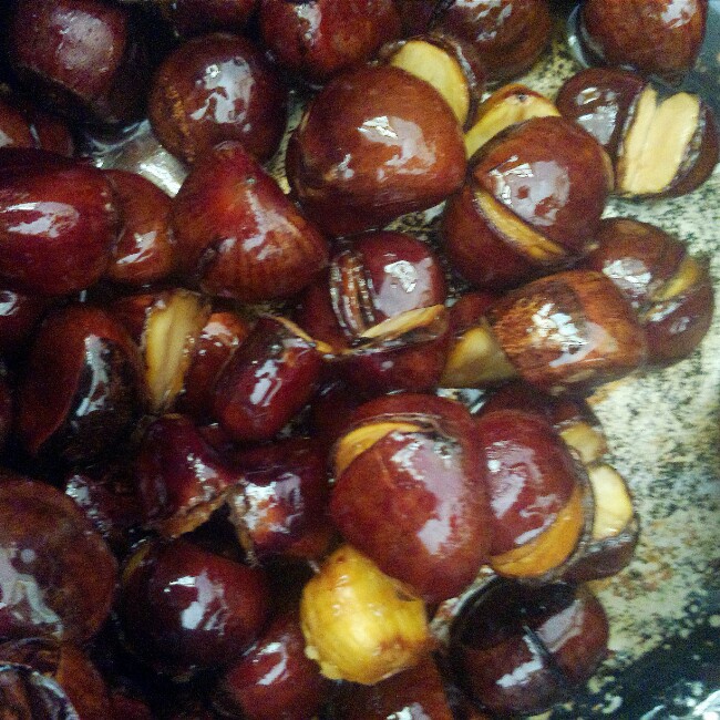电饭煲糖炒栗子