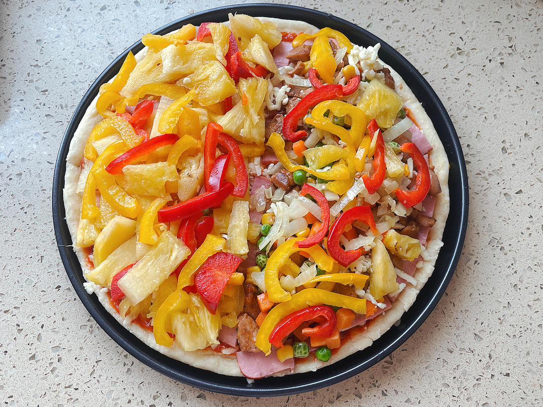 8寸披萨饼皮做法（🉑️厚🉑️薄，🉑️脆🉑️软）4张