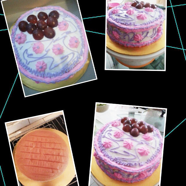 鲜奶油水果蛋糕