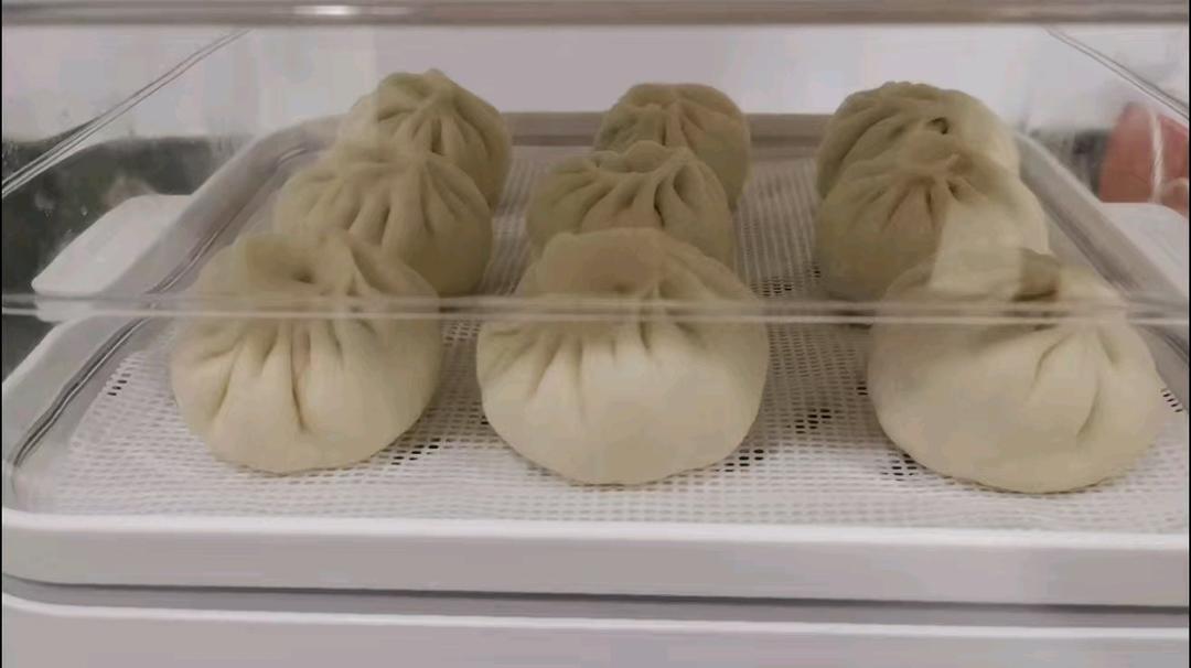 虾皮小白菜素包子