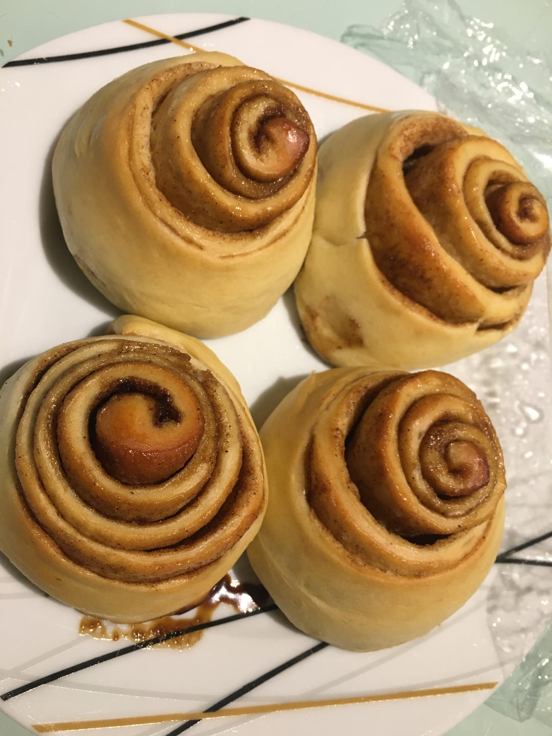 最正宗的美式肉桂卷（不用出膜）