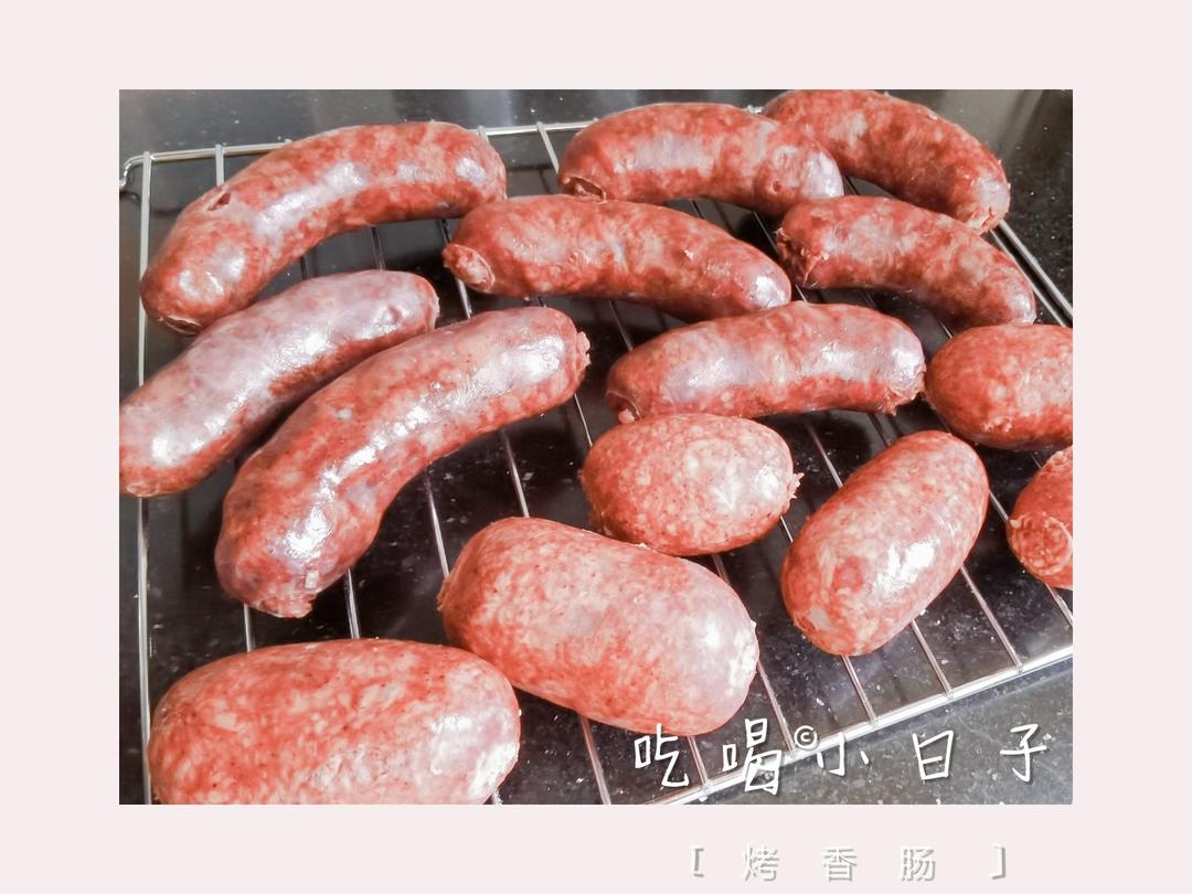 自制黑椒风味脆皮肠--多图详解手工灌肠