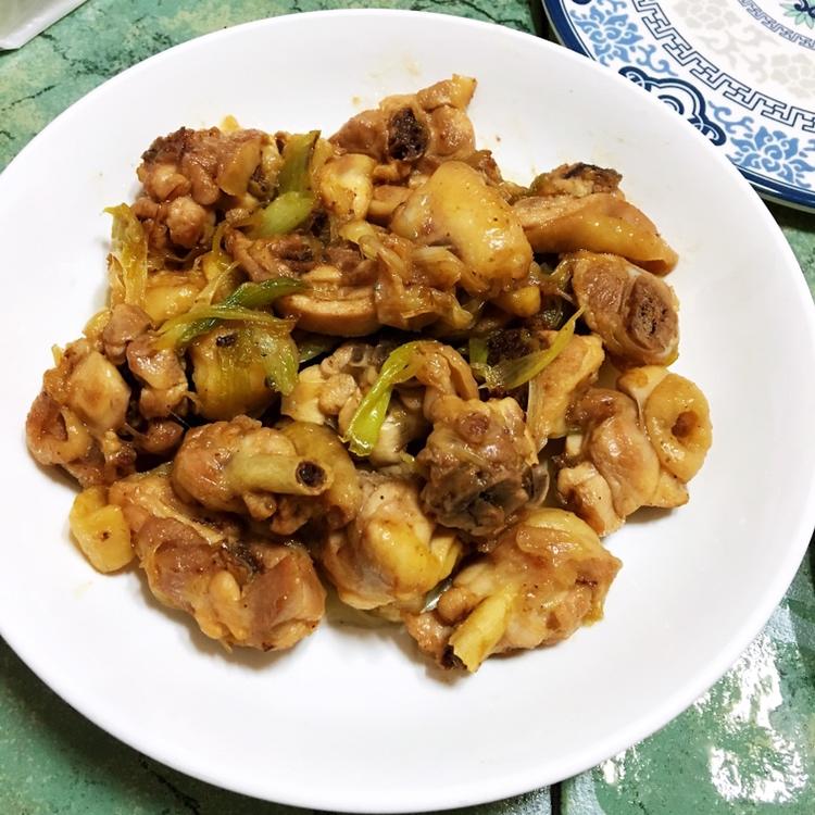姜葱炒鸡