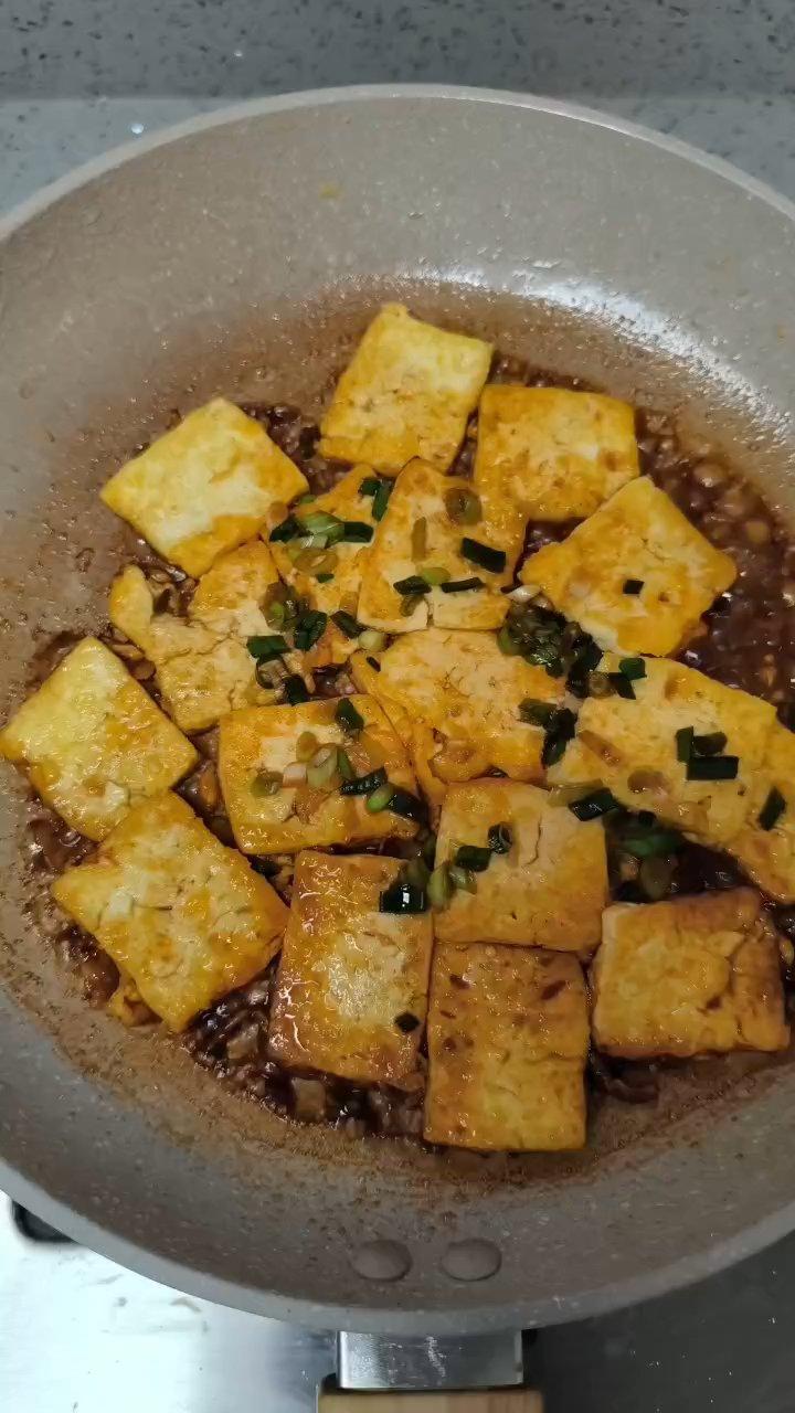 焖煎豆腐