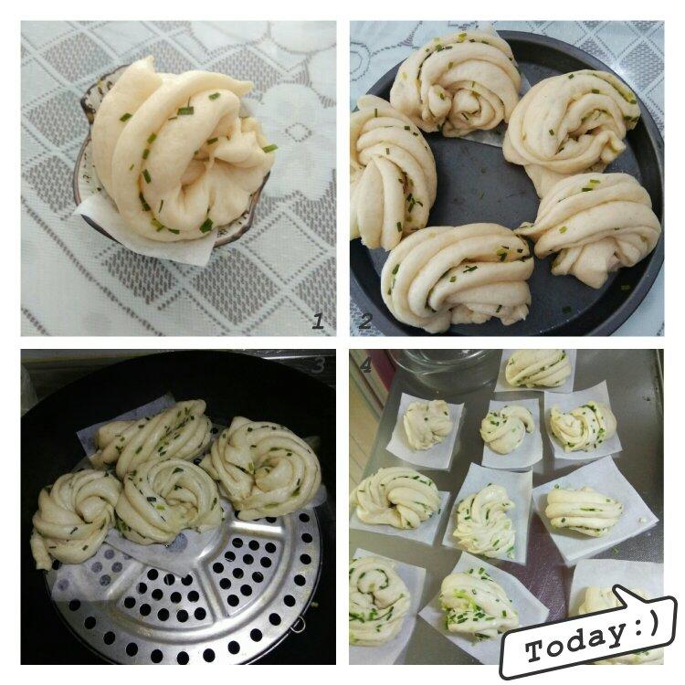 葱油花卷 Steamed Roll