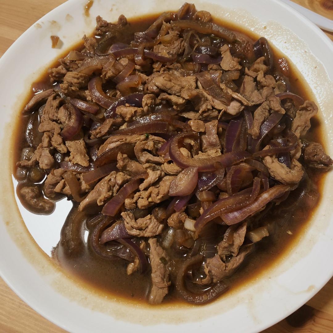 洋葱炒牛肉