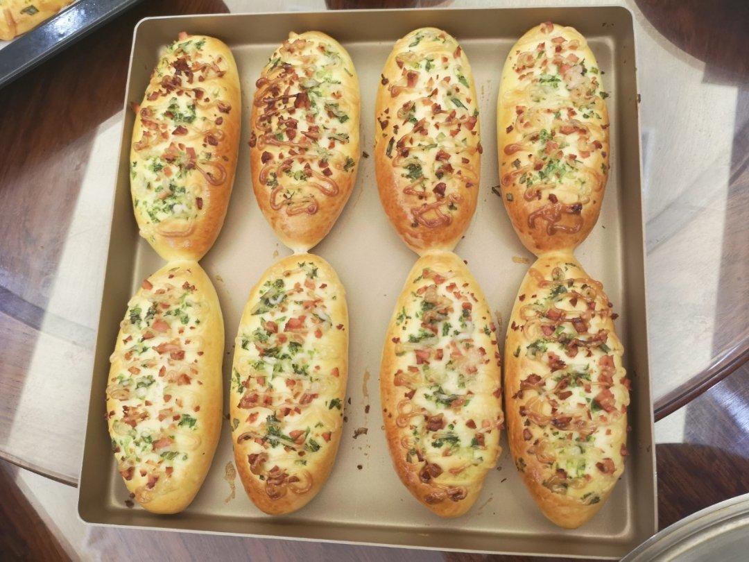 香葱火腿肉松面包