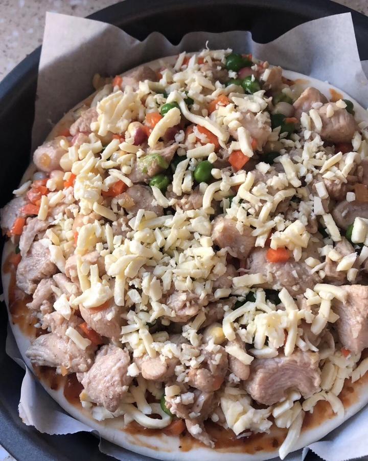 酥脆薄底香浓芝士～夏威夷风情披萨🍕来袭（9寸）