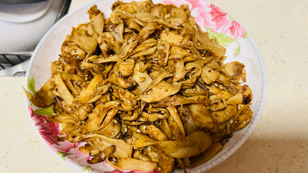 越嚼越香‼️比肉还要好吃👉干煸孜然杏鲍菇