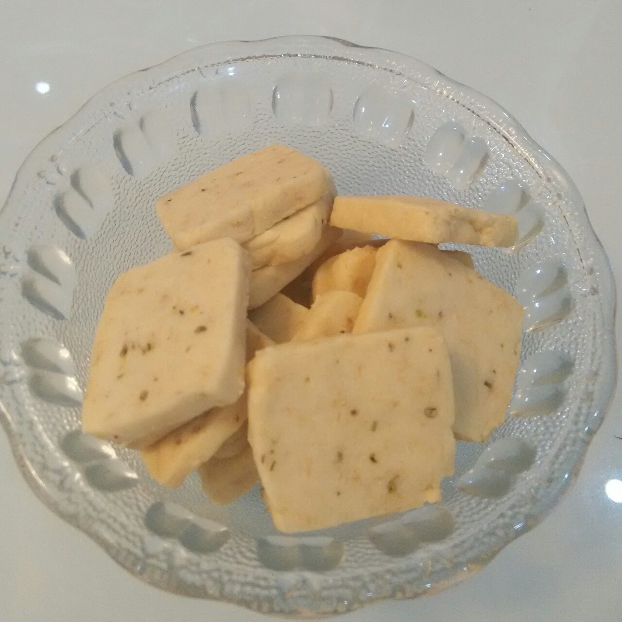 茉莉花茶柠檬饼干